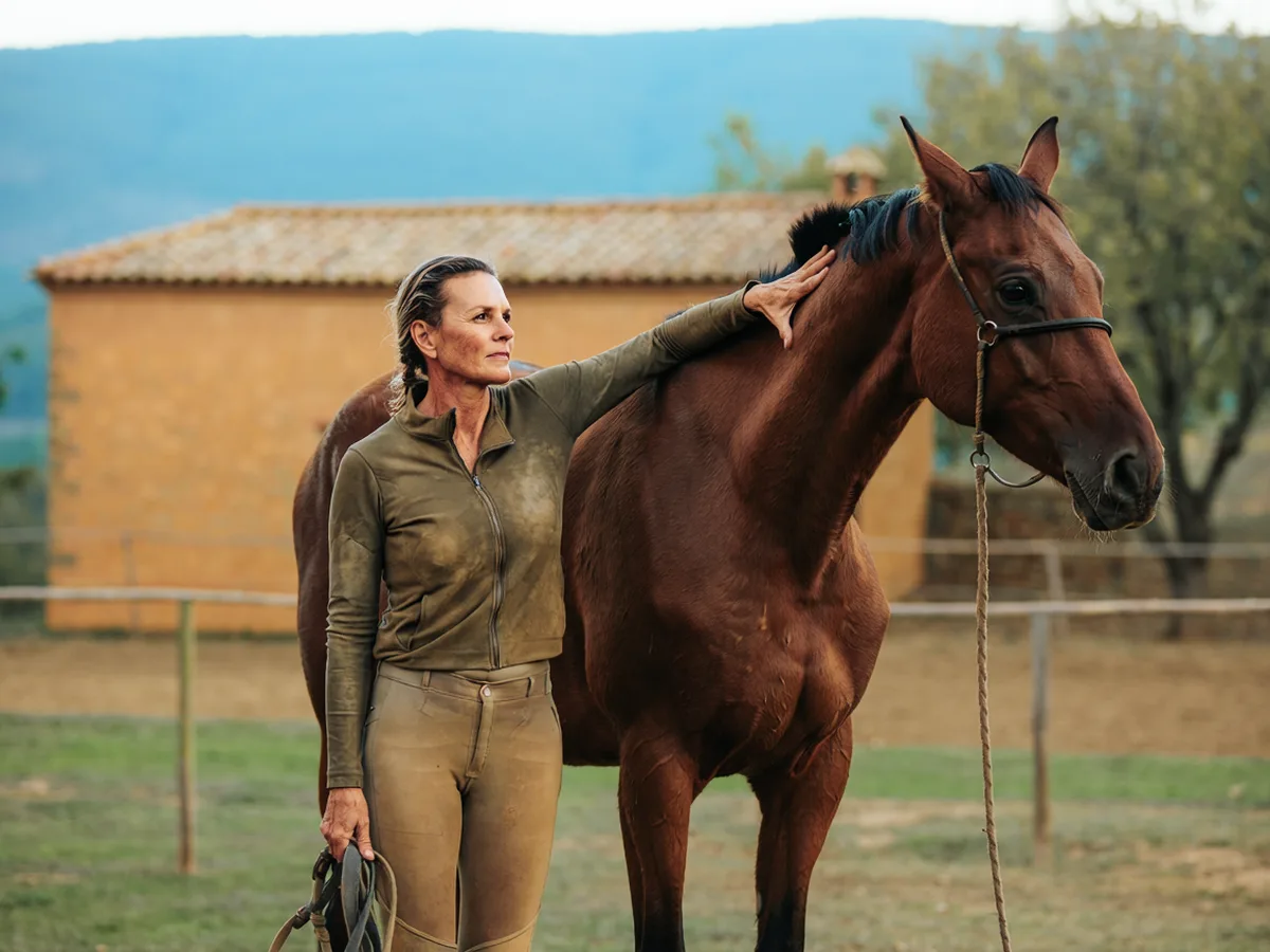 Cours d'équitation à La Tourette, Loire