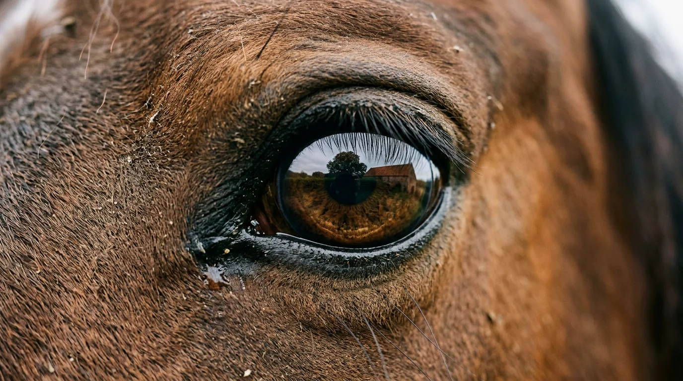 Un regard de cheval, Les Écuries du Tréfle, La Tourette